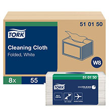 Tork Folded White Cleaning Cloth 