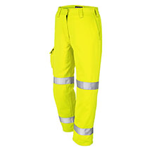 ProGarm Ladies Hi-Vis Yellow Trousers 