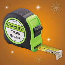 8M (26Ft) Hi-Vis Tylon Tape