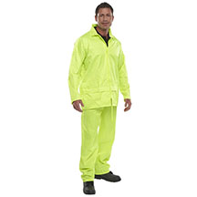 Beeswift Nylon Weatherproof Suit - Yellow