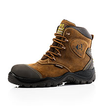 BuckBootz Waterproof Safety Boot - Brown