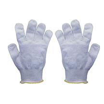 Lint-Free Knitted Nylon Gloves