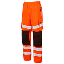 Pulsar Hi-Vis Overtrousers - Orange