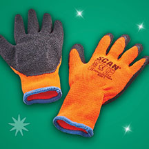 Thermal Latex Gloves - Pack Of 3