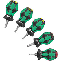 Wera Stubby Screwdriver Set 1 (5 piece)